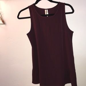 Maroon tank top
